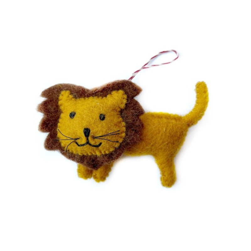 Felt Lion Ornament