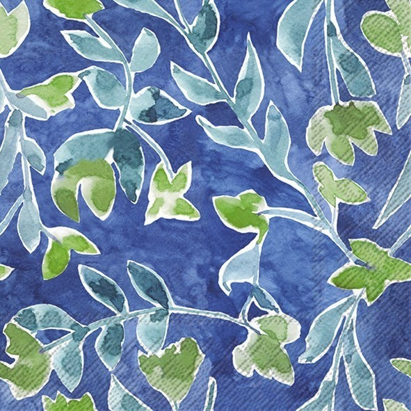 Azure &amp; Ivy Blue - Luncheon Paper Napkins - Pack/20