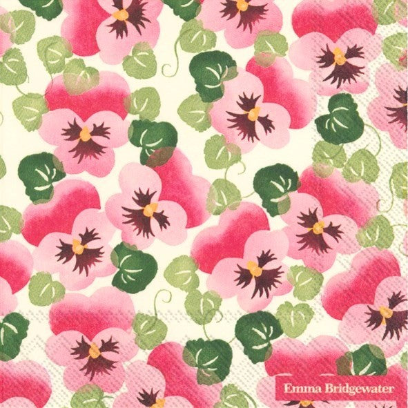 Pink Pansy - Luncheon Paper Napkins - Pack/20