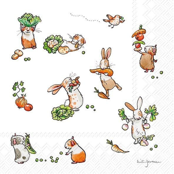 Little Farmers - Luncheon Paper Napkins - Pack/20