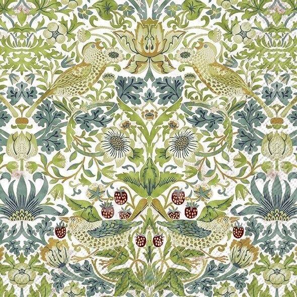 Strawberry Thief - Luncheon Paper Napkins - Pack/20