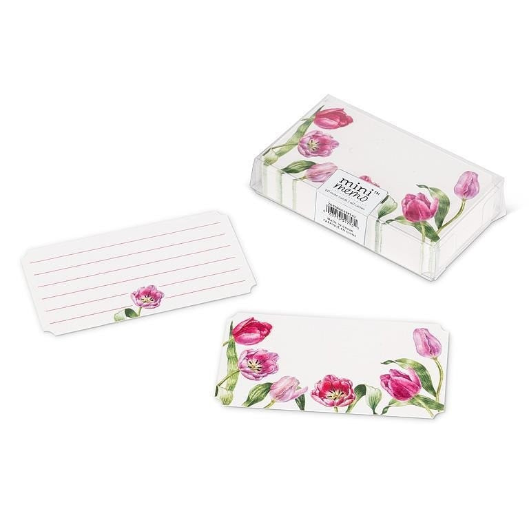 Tulips Mini Note Cards. 50 Pieces