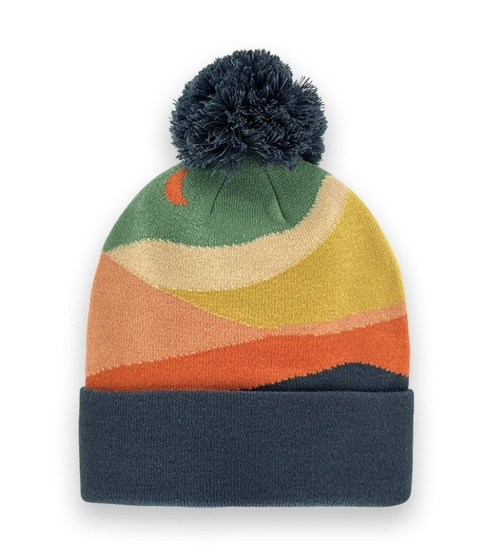 Abstract Landscape Knit Beanie