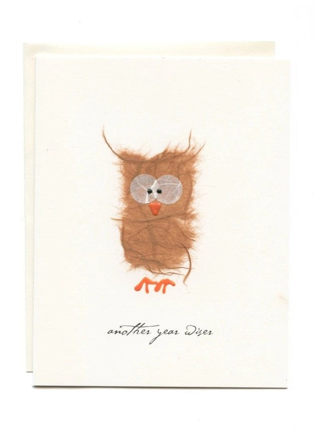 Wise Owl Birthday Card