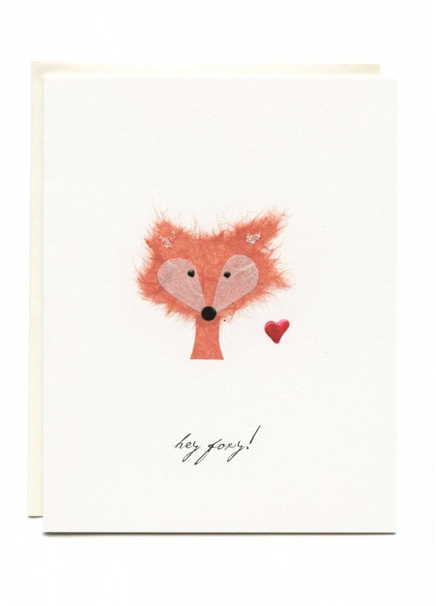 Hey Foxy Greeting Card