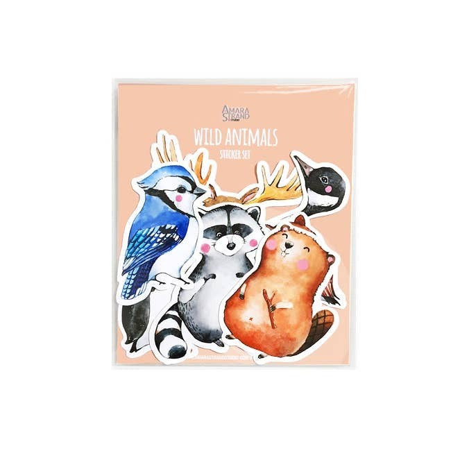 Wild Animals Sticker Set