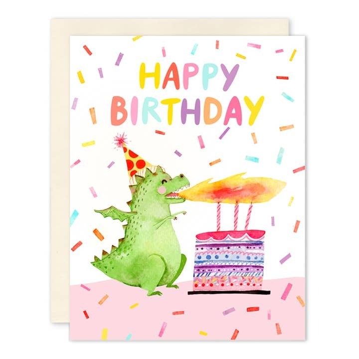 Croc Cake Birthday Card