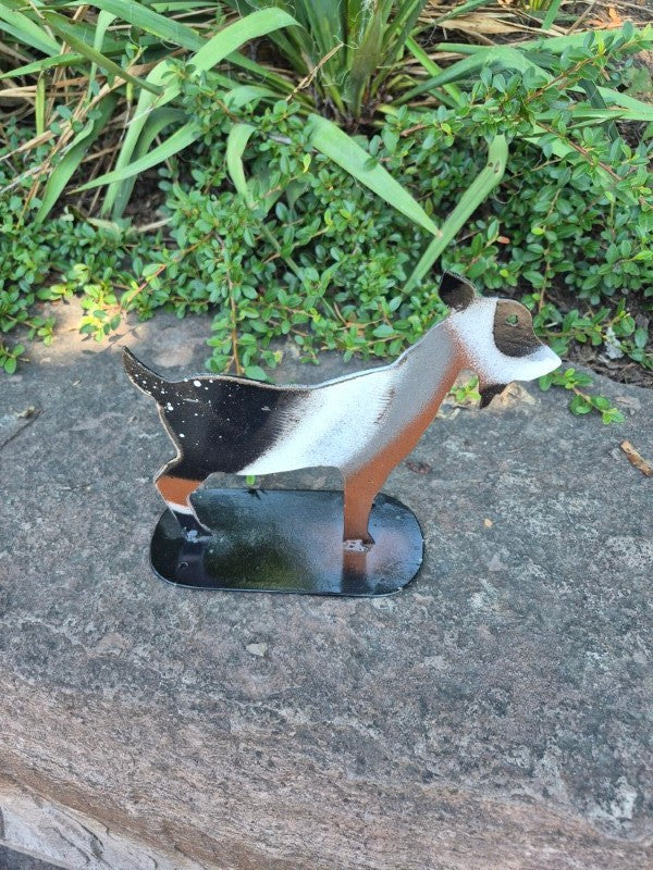 Black, Brown &amp; White Goat Garden Statue, 9" x 8"