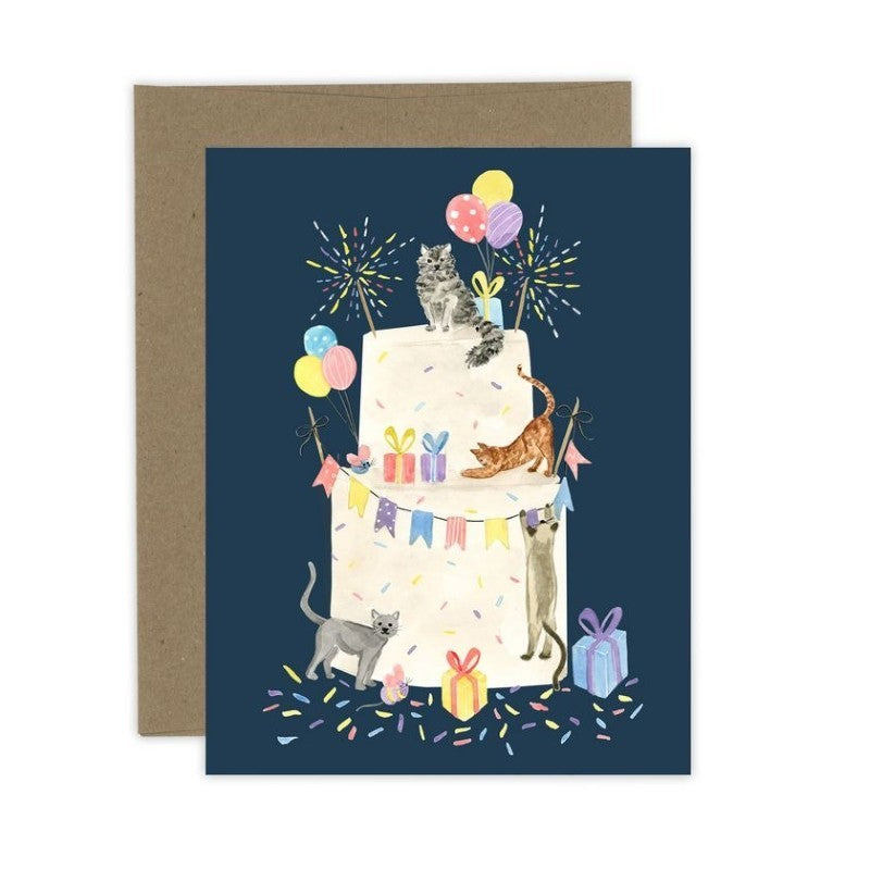 Party Cat Birthday Card