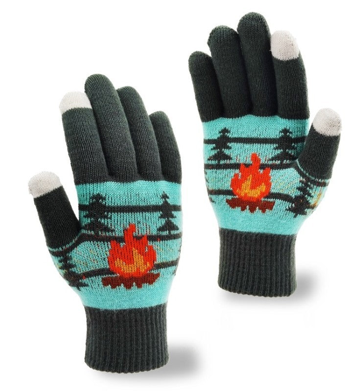 Roaming Pines Knit Gloves