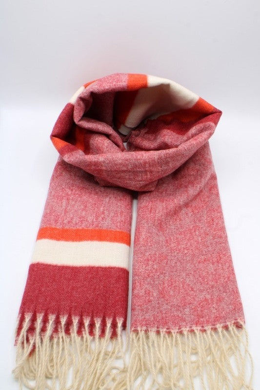 Premium Soft Finish Red Scarf