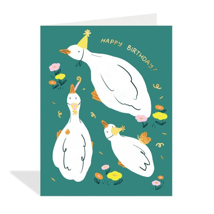 Goose Birthday Card