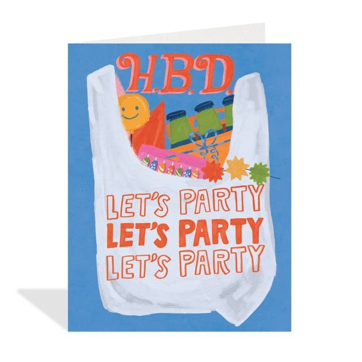 Party Supplies Birthday Card