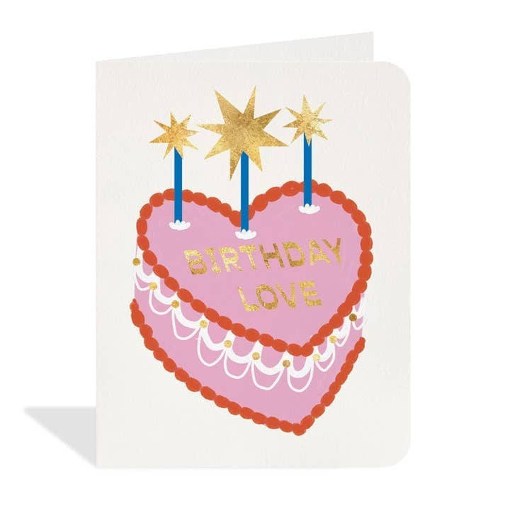 Vintage Cake Birthday Card