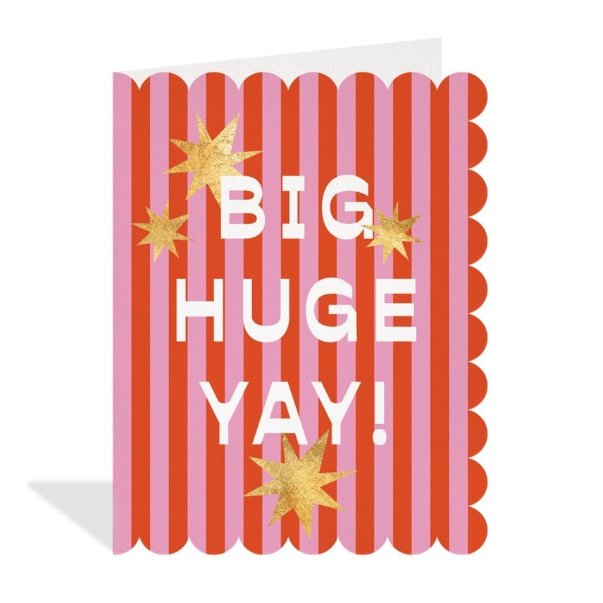 Big Huge Yay Greeting Card