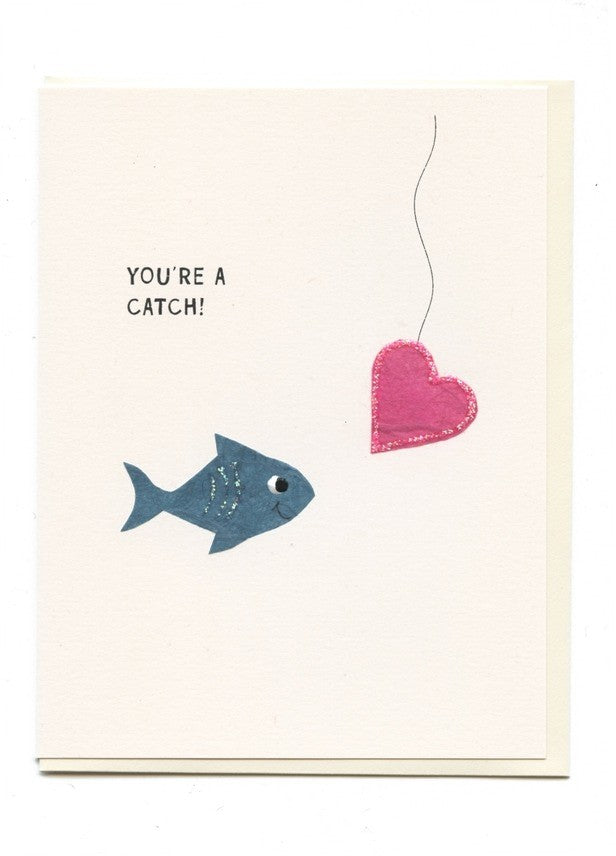 You're A Catch Shark Valentine's Day Card