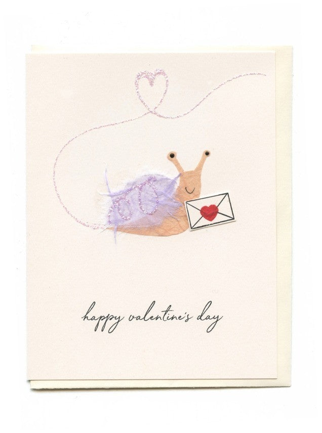 Snail Mail Valentine's Day Card