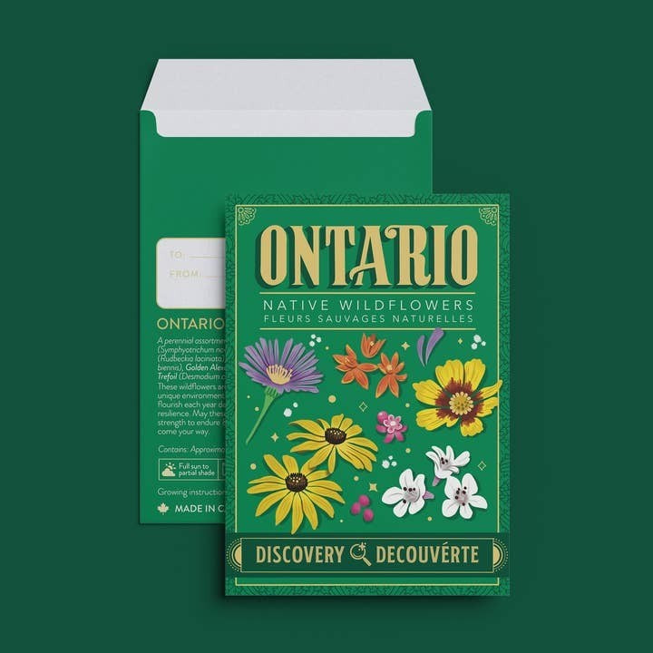 Ontario Native Wildflowers - Floriography Seed Packet