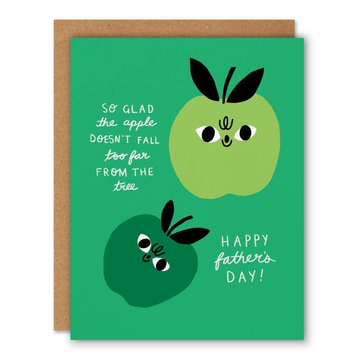 Apple Father's Day Card