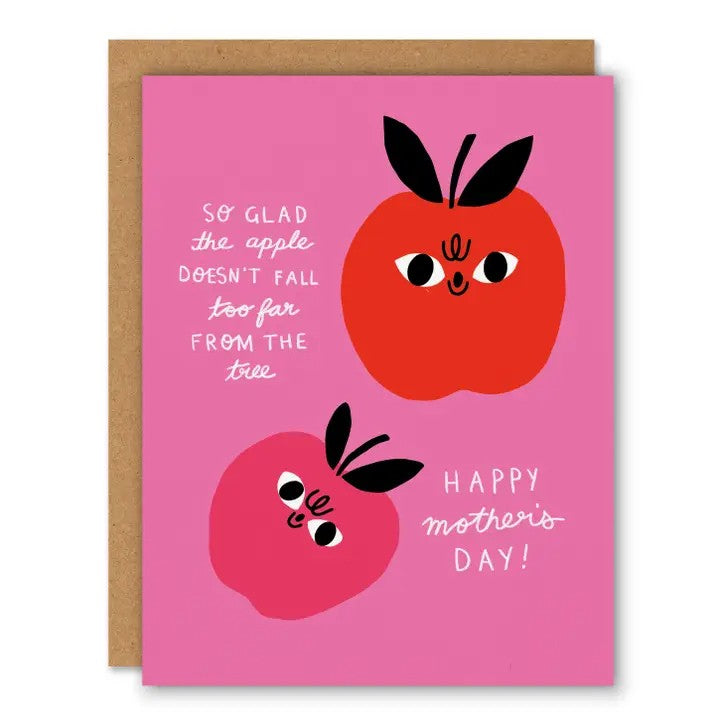Apple Mother's Day Card