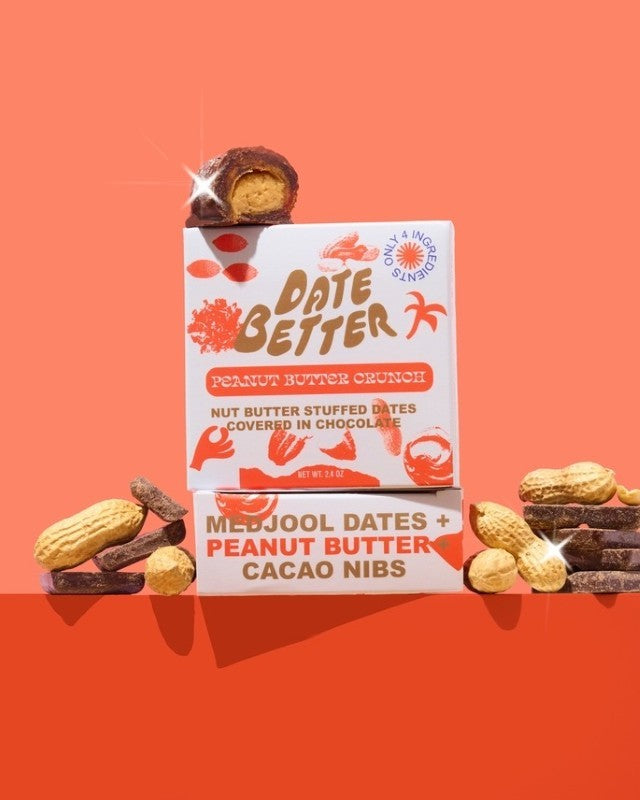 Peanut Butter Crunch Stuffed Dates, 2.4oz