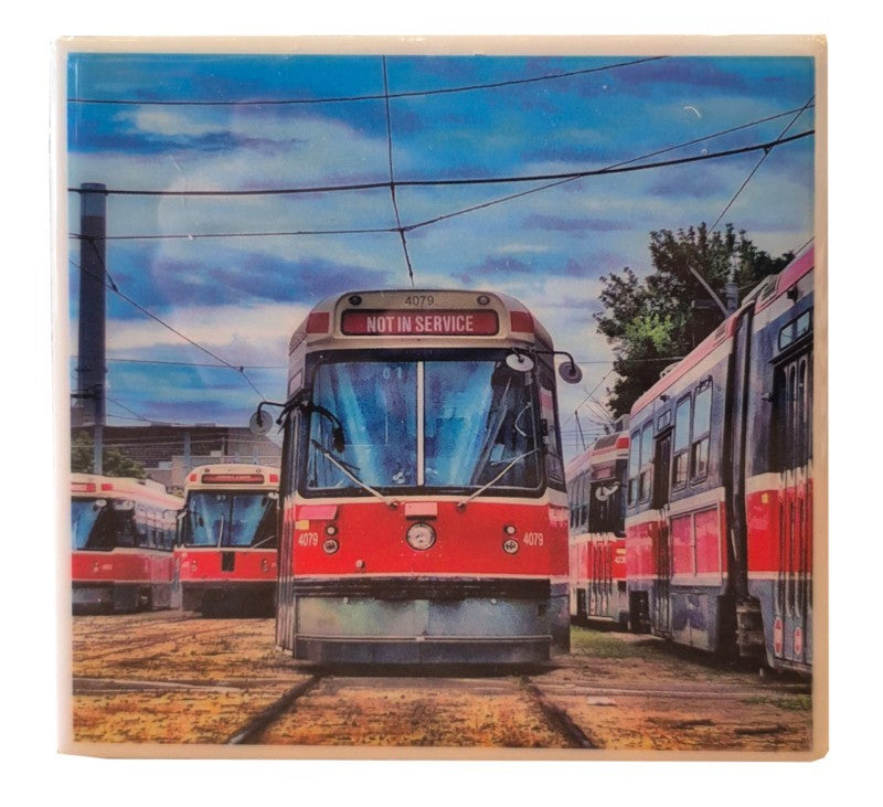 Not In Service Streetcar Coaster