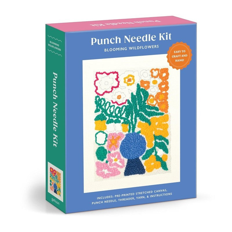 Blooming Wildflowers – DIY Punch Needle Kit
