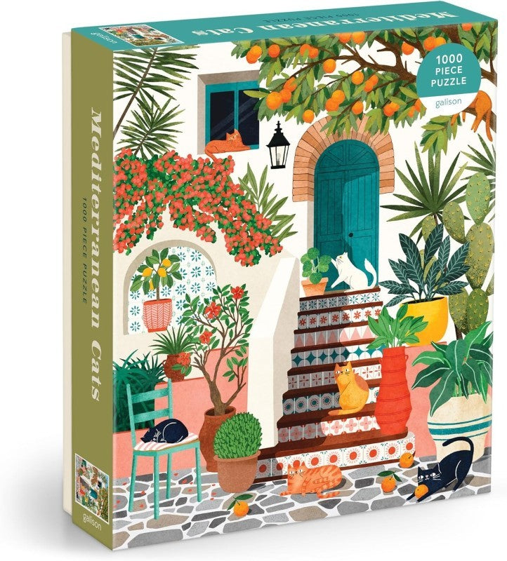 Mediterranean Cats 1000 Piece Puzzle