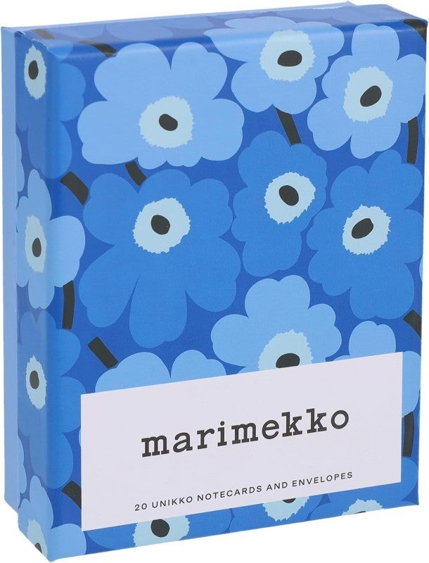 Marimekko Notes (Blues): 20 Unikko Notecards &amp; Envelopes