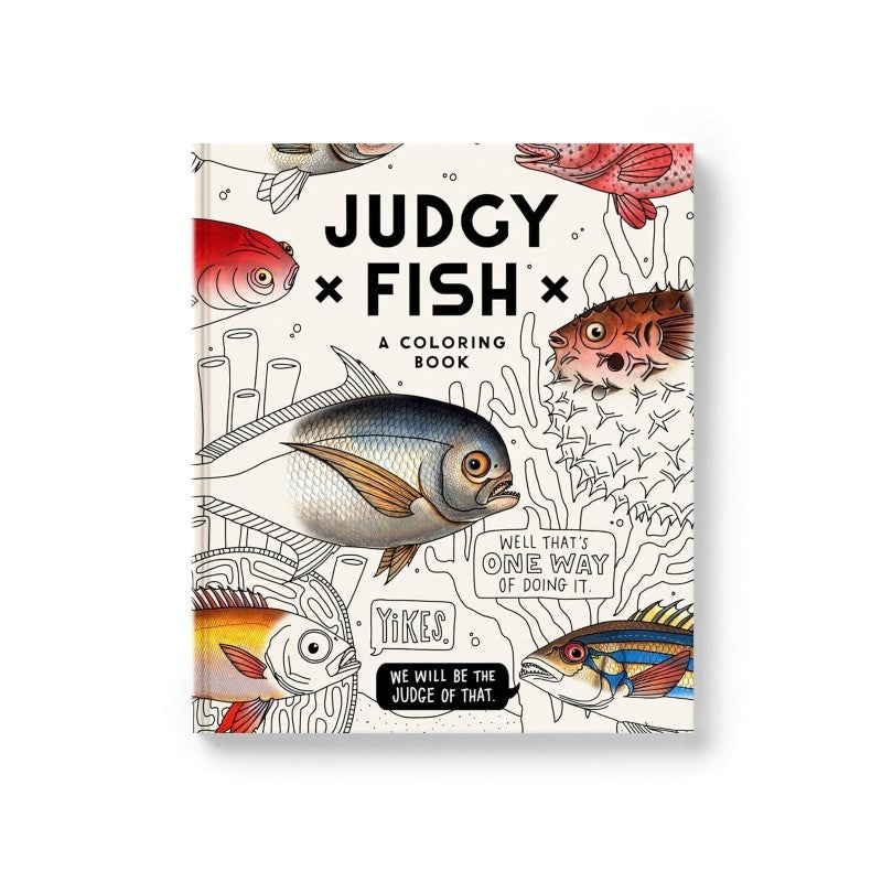 Judgy Fish Coloring Book