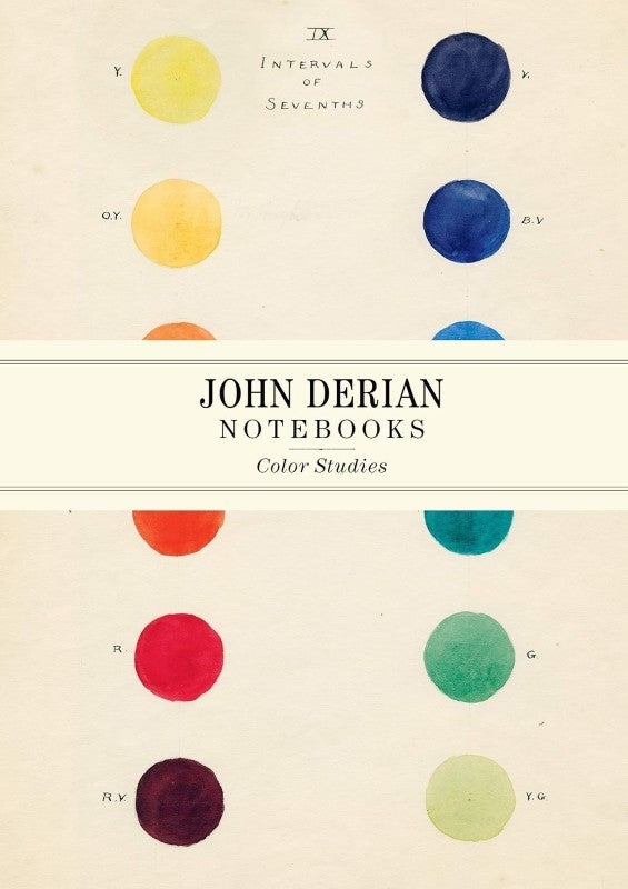 John Derian Paper Goods: Color Studies Notebooks, Set/3