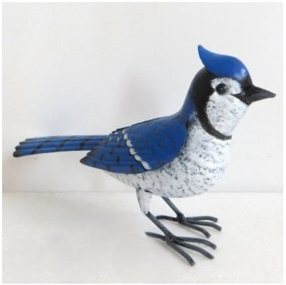 Metal Blue Jay, 5.9"H