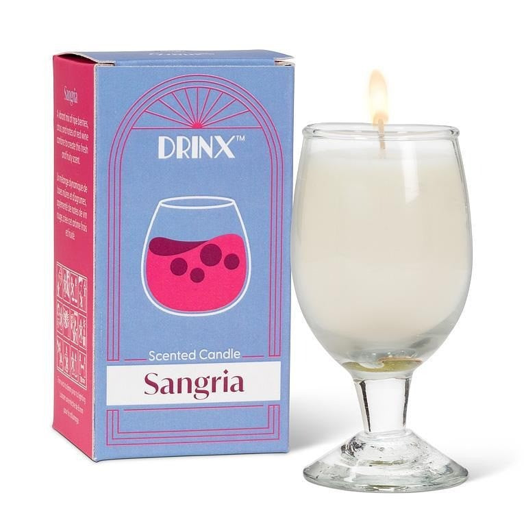 Sangria Cocktail Candle, 3.5"H