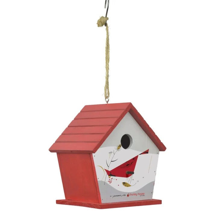 Birdhouse | Cardinal With Berries