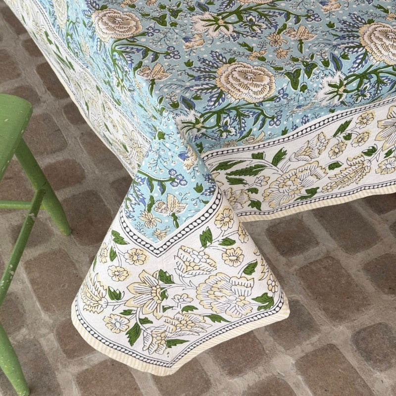 Sophie Aqua Tablecloth