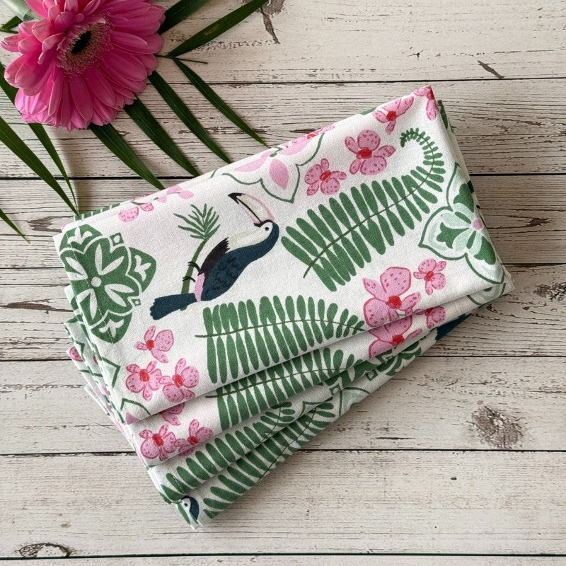 Tropical Cotton Napkins, Set of 4
