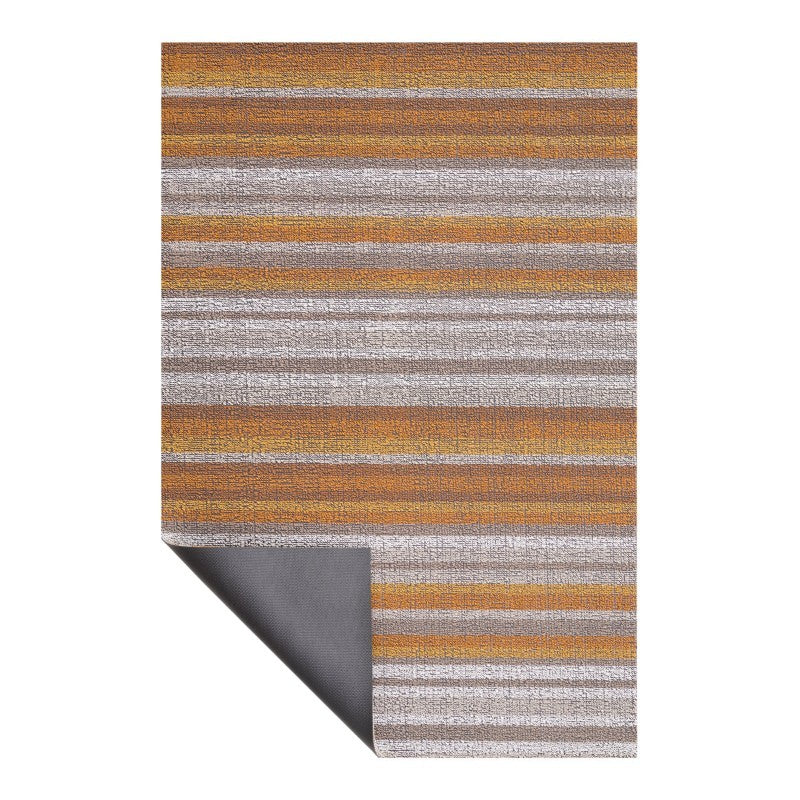 Chilewich Horizon Stripe Shag Mat, Desert