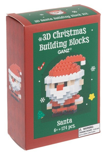 3D Santa Building Blocks