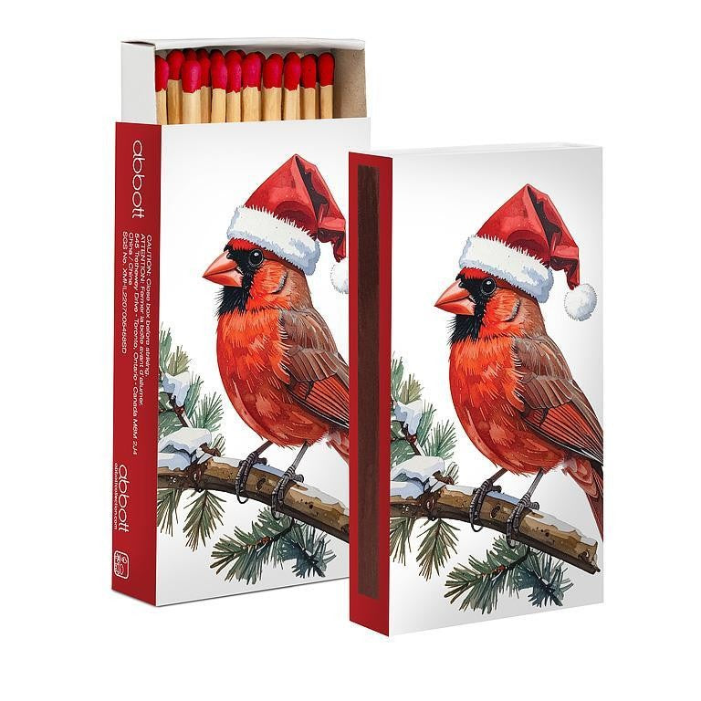 Cardinal in Santa Hat Matches. 45 Pcs