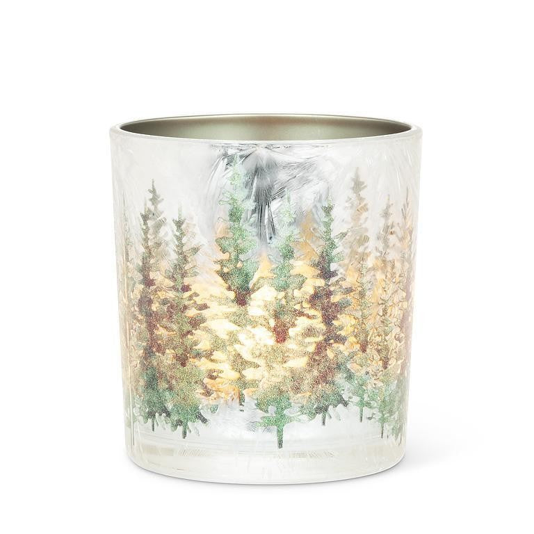 Frost Winter Forest Votive