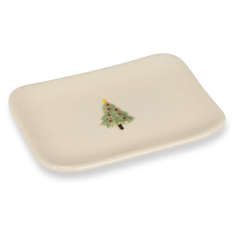 Tree Small Rectangle Plate, 4" x 5"L