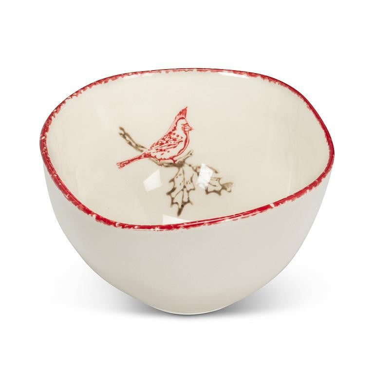 Cardinal Stamp Small Deep Bowl, 5"