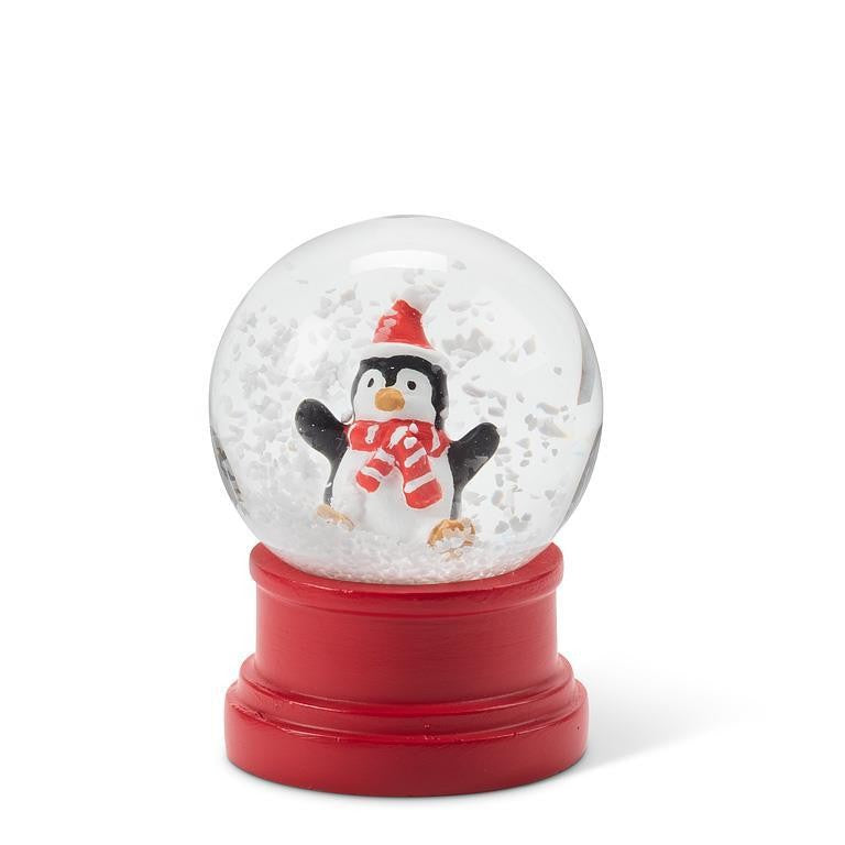 Playful Penguins Snow Globe, 2"