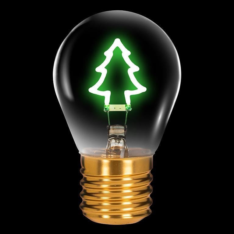 Holiday Tree Neon LED Lightbulb