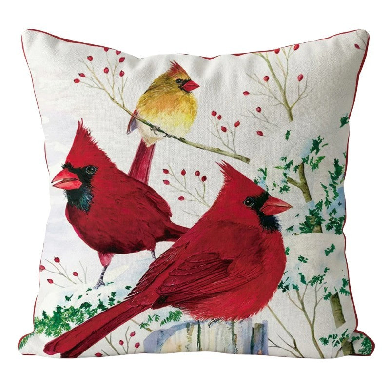 Northern Cardinal 16"Sq Cushion