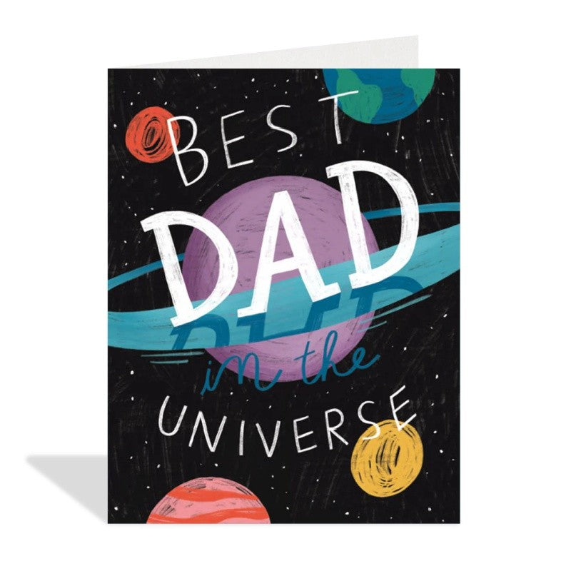 Best Dad In The Universe Father's Day Card