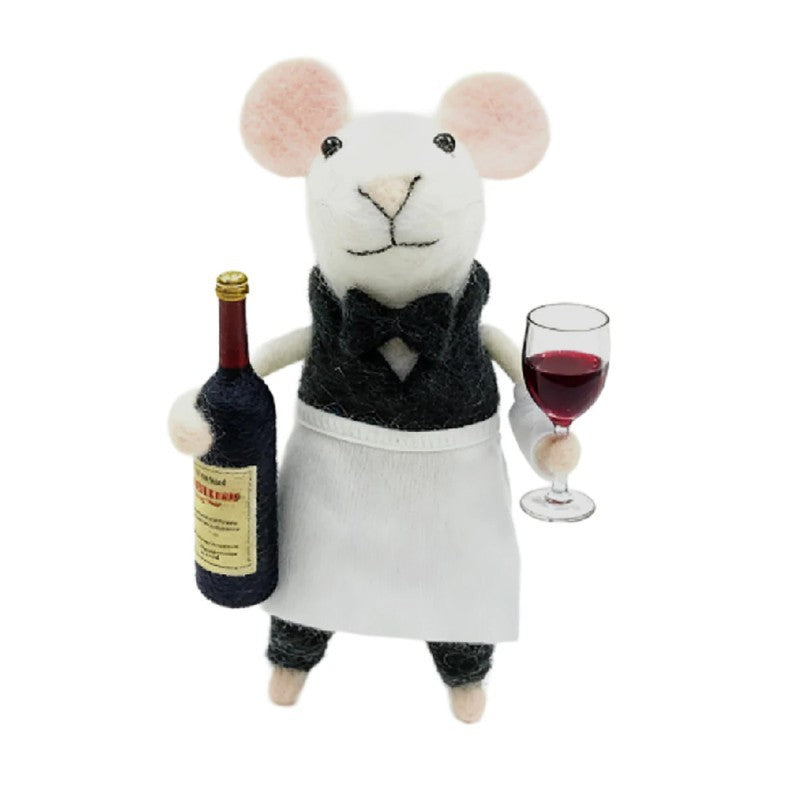 Waiter Mouse Ornament