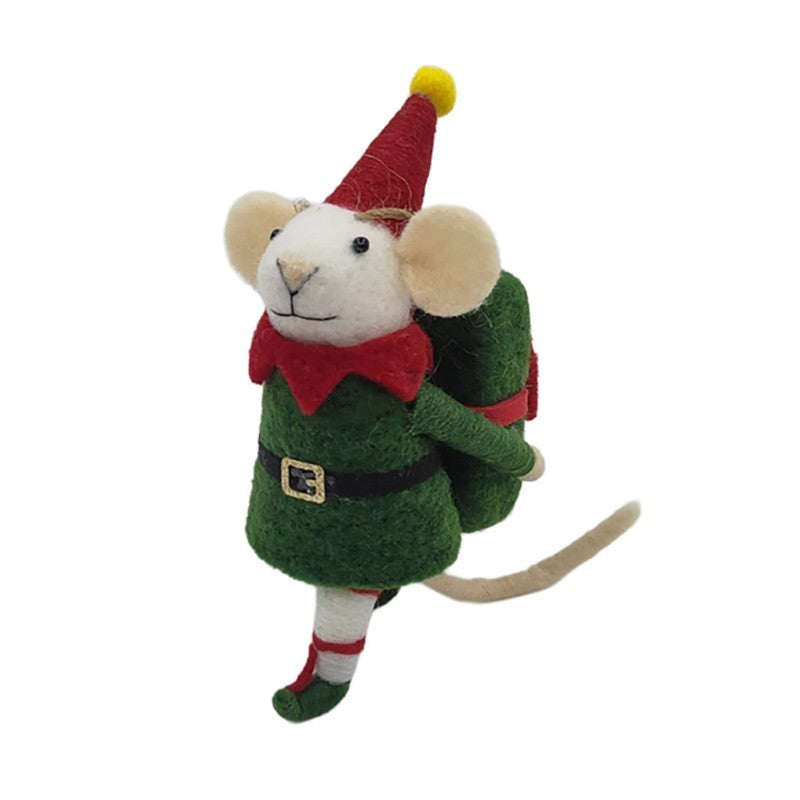 Mouse Elf Ornament