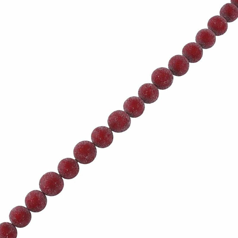 Red Glitter Iced Berry Garland, 5ft/60"
