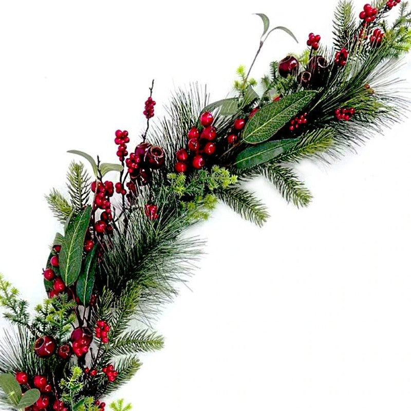 Mixed Berry Pine Garland, 5ft/60"